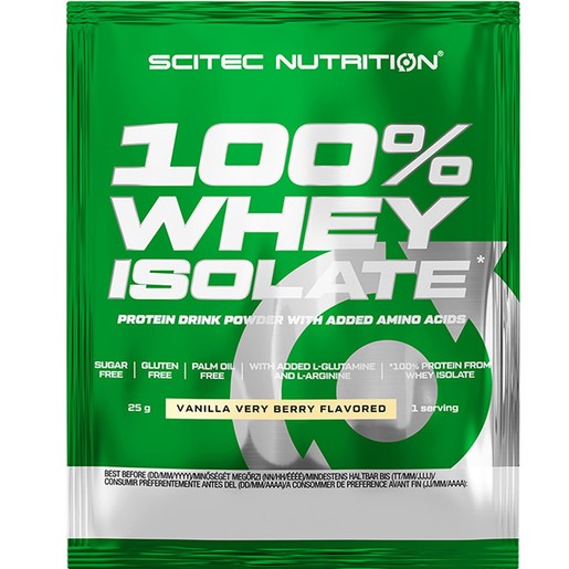 Scitec Nutrition 100% Whey Isolate Protein 25g - Vanilla Very Berry