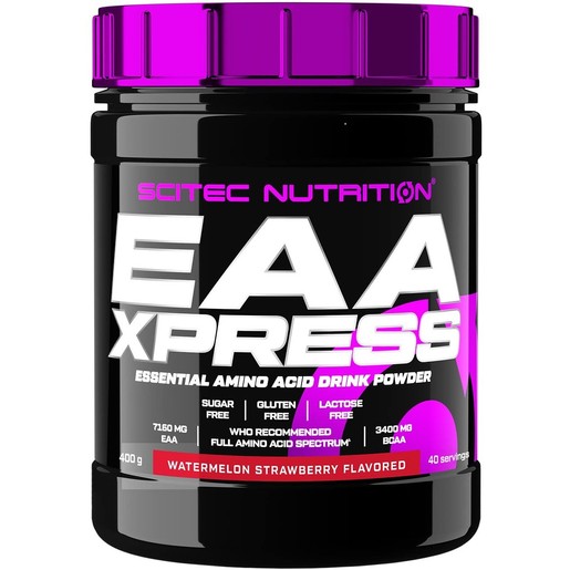 Scitec Nutrition EAA Xpress Essebtial Amino Acid Drink Powder 400g - Watermelon Strawberry