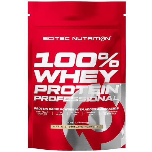 Scitec Nutrition 100% Whey Protein Professional 1000g - White Chocolate