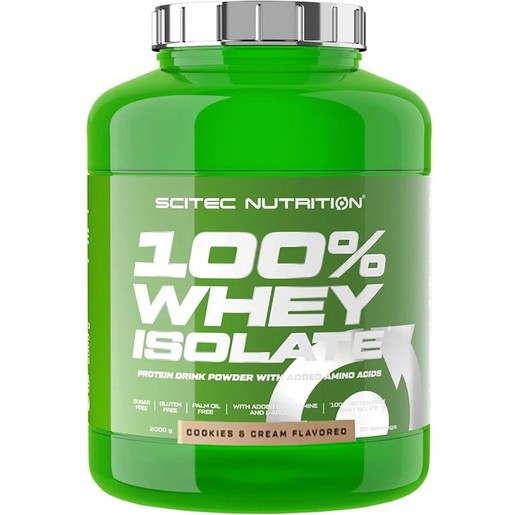 Scitec Nutrition 100% Whey Isolate 1816g - Cookies & Cream Scitec Nutrition 100% Whey Isolate 1816g - Cookies & Cream
