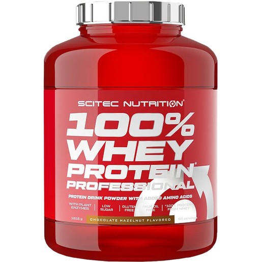 Scitec Nutrition 100% Whey Protein Professional 1816g - Chocolate Hazelnut
