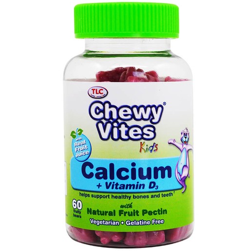 Chewy Vites Kids Calcium +Vitamin D3 Συμπλήρωμα Διατροφής για Παιδιά Ασβέστιο + Βιταμίνη D3 60Bears Chews Chewy Vites Kids Calcium +Vitamin D3 Συμπλήρωμα Διατροφής για Παιδιά Ασβέστιο + Βιταμίνη D3 60Bears Chews