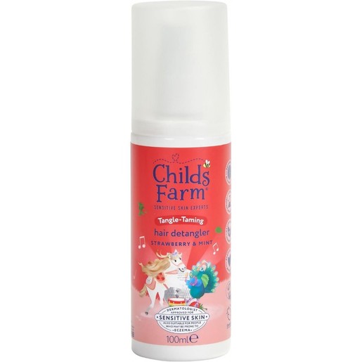 Childs Farm Tangle-Taming Strawberry & Mint Hair Detangler Spray 100ml