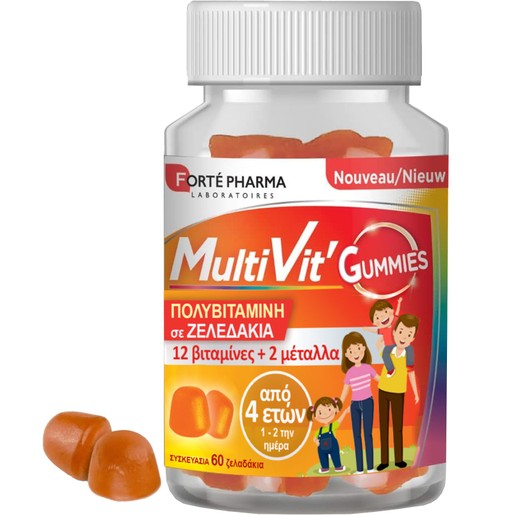 Forte Pharma MultiVit\' Gummies 60 Softgels