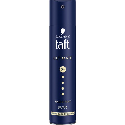 Schwarzkopf Taft Ultimate 5+ Hairspray Ultimate Hold & Crystal Shine 250ml