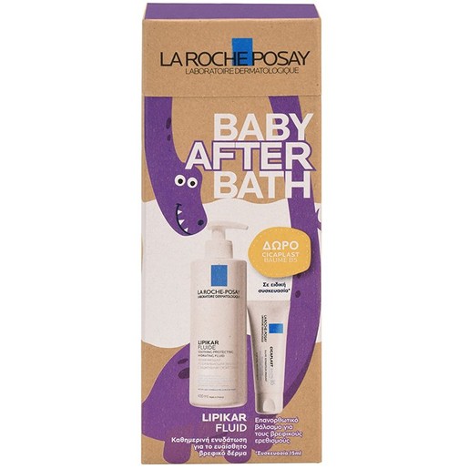 La Roche-Posay Promo Baby After Bath Lipikar Fluide Hydratant 400ml & Cicaplast Baume B5 15ml La Roche-Posay Promo Baby After Bath Lipikar Fluide Hydratant 400ml & Cicaplast Baume B5 15ml