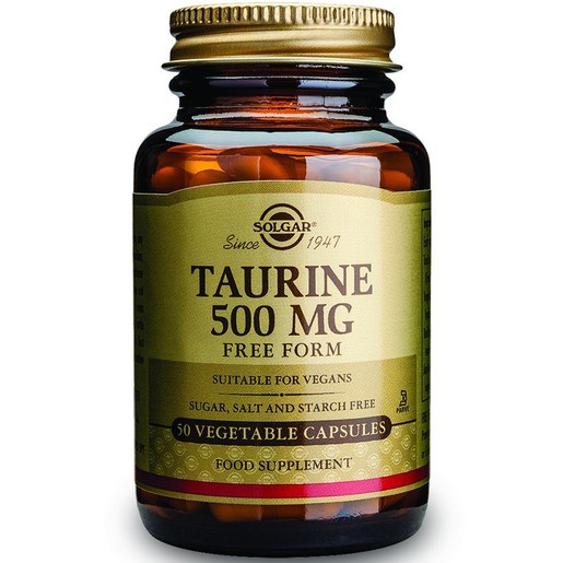 Solgar Taurine 500mg 50 veg.caps Solgar Taurine 500mg 50 veg.caps