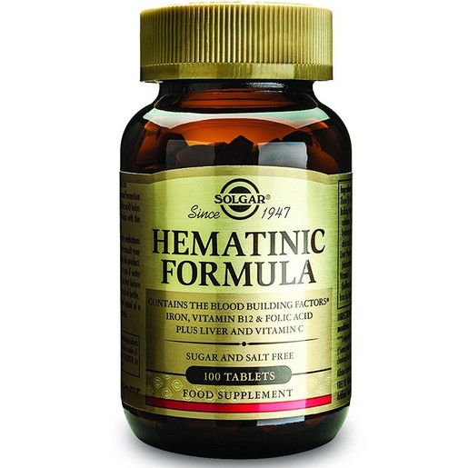 Solgar Hematinic Formula 100 tabs Solgar Hematinic Formula 100 tabs