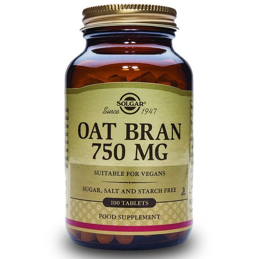Solgar Oat Bran 750mg 100 tabs Solgar Oat Bran 750mg 100 tabs
