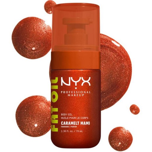 Nyx Professional Makeup Fat Oil Sun-Kissed Bronze Body Oil 70ml - Caramelt Mami