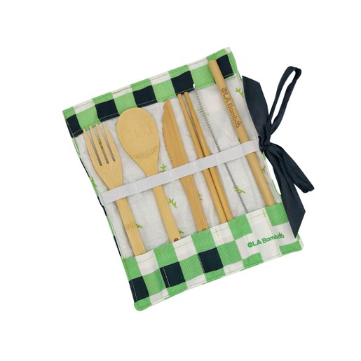 OLABamboo Zero Waste Kit with Bamboo Chopsticks 1 Τεμάχιο OLABamboo Zero Waste Kit with Bamboo Chopsticks 1 Τεμάχιο