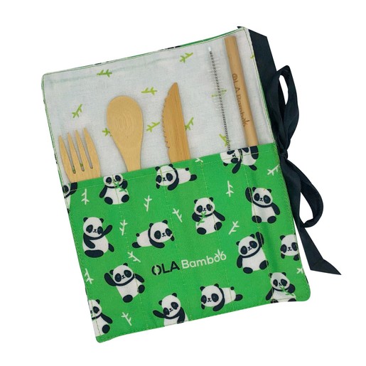 OLABamboo Zero Waste Kit Children Bamboo 1 Τεμάχιο OLABamboo Zero Waste Kit Children Bamboo 1 Τεμάχιο
