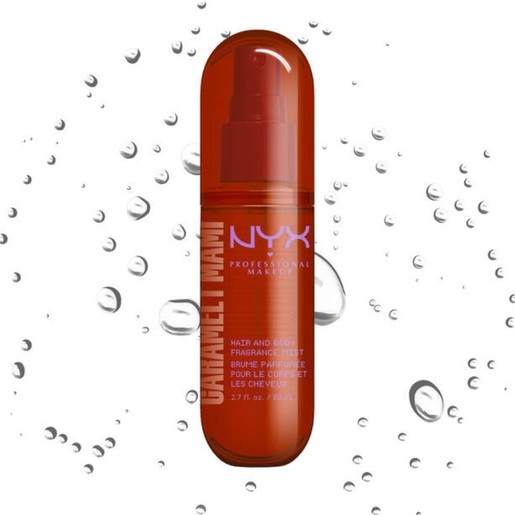 Nyx Professional Makeup Hair & Body Fragrance Mist 80ml - Caramelt Mami
