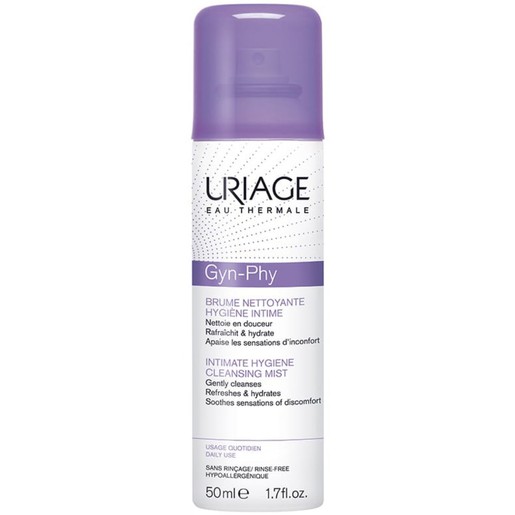 Uriage Gyn-Phy Refreshes & Hydrates Intimate Hygiene Cleansing Mist 50ml Uriage Gyn-Phy Refreshes & Hydrates Intimate Hygiene Cleansing Mist 50ml