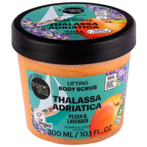 Organic Shop Lifting Thalassa Adriatica Peach & Lavender 300ml