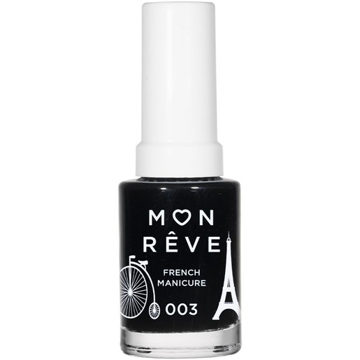 Mon Reve French Manicure Nail Color 13ml - 003 Black Tip