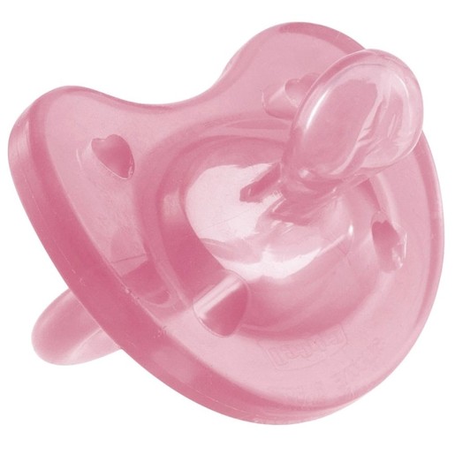 Chicco Physio Forma Soft Silicone Soother 12m+, 1 Τεμάχιο - Ροζ