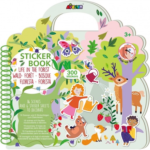 Avenir Sticker Book Life In The Forest 3+ Years 1 Τεμάχιο, Κωδ 60842