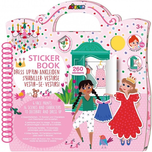 Avenir Sticker Book Dress Up Fun 3+ Years 1 Τεμάχιο, Κωδ 60843