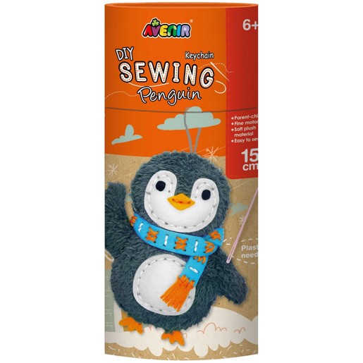 Avenir Sewing Keychain Κωδ 60208, 1 Τεμάχιο - Penguin Avenir Sewing Keychain Κωδ 60208, 1 Τεμάχιο - Penguin