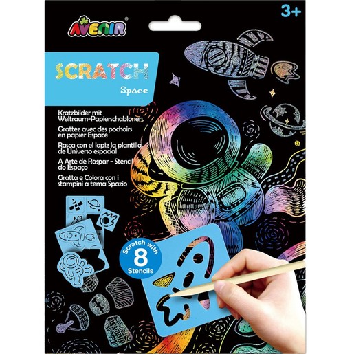 Avenir Scratch Kit 3+ Years 1 Τεμάχιο, Κωδ 60836 - Space