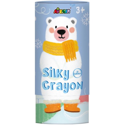 Avenir Silky Crayons Κωδ 60404, 1 Τεμάχιο - Polar Bear