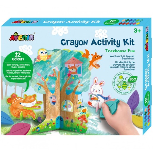 Avenir Crayon Activity Kit 3+ Years Κωδ 60788, 1 Τεμάχιο - Treehouse Fun
