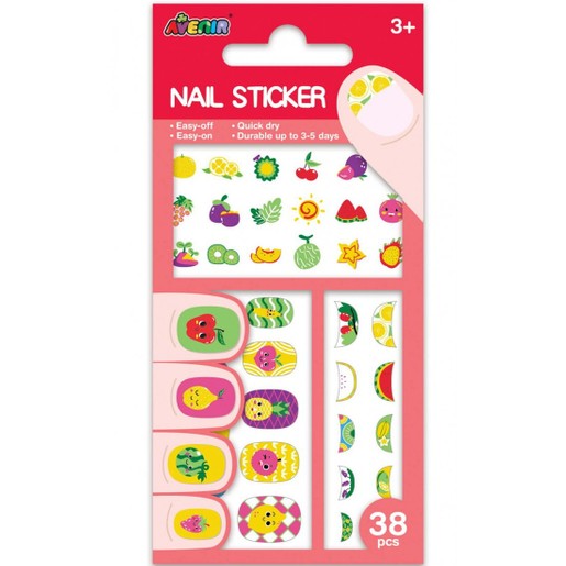 Avenir Nail Sticker Κωδ 60510, 38 Τεμάχια - Fruit
