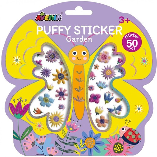 Avenir Puffy Sticker 3+ Years 50 Τεμάχια, Κωδ 60840 - Garden