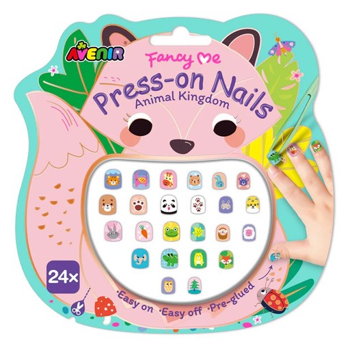 Avenir Fancy me Press on Nails Animal Kingdom 24 Τεμάχια