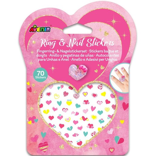 Avenir Fancy me Ring & Nail Stickers 1 Τεμάχιο 