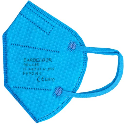 Barbeador Max-02D Non Medical 5ply FFP2 NR Filtering Half Mask Small Light Blue 1 Τεμάχιο
