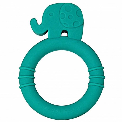 Marcus & Marcus Silicone Teether Elephant Μασητικό Σιλικόνης FDA Ελέφαντας, σε Πράσινο Χρώμα Marcus & Marcus Silicone Teether Elephant Μασητικό Σιλικόνης FDA Ελέφαντας, σε Πράσινο Χρώμα