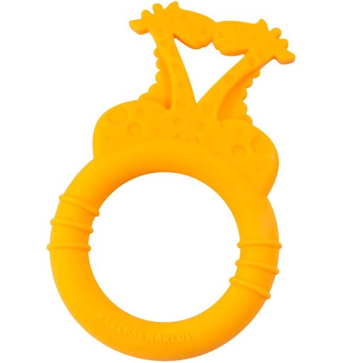 Marcus & Marcus Silicone Teether Giraffe Μασητικό Σιλικόνης FDA Καμηλοπάρδαλη, σε Πορτοκαλί Χρώμα Marcus & Marcus Silicone Teether Giraffe Μασητικό Σιλικόνης FDA Καμηλοπάρδαλη, σε Πορτοκαλί Χρώμα