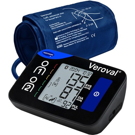 Hartmann Veroval Compact+ Upper Arm Blood Pressure Monitor 1 Τεμάχιο Hartmann Veroval Compact+ Upper Arm Blood Pressure Monitor 1 Τεμάχιο