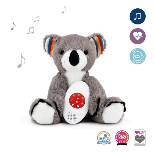 Zazu Musical Soft Toy Coco Bibi Κουκλάκι Νανουρίσματος Κοάλα, με Χτύπο Καρδιάς, Λευκούς Ήχους & Αισθητήρα Κλάματος, από 0 Μηνών Zazu Musical Soft Toy Coco Bibi Κουκλάκι Νανουρίσματος Κοάλα, με Χτύπο Καρδιάς, Λευκούς Ήχους & Αισθητήρα Κλάματος, από 0 Μηνών
