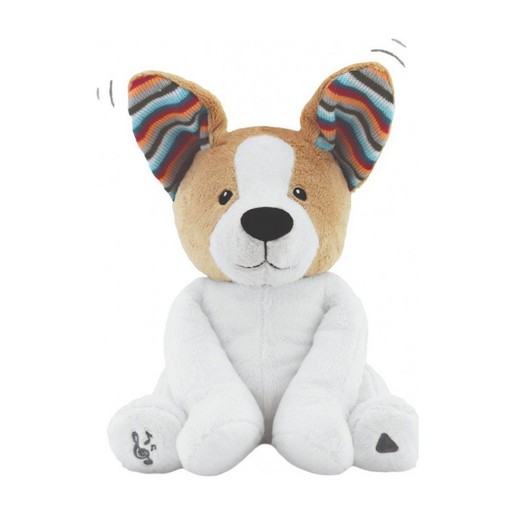 Zazu Peek a Boo Soft Toy Danny Λούτρινο Μουσικό Σκυλάκι με Κουνιστά Αυτάκια, από 0 Μηνών Zazu Peek a Boo Soft Toy Danny Λούτρινο Μουσικό Σκυλάκι με Κουνιστά Αυτάκια, από 0 Μηνών