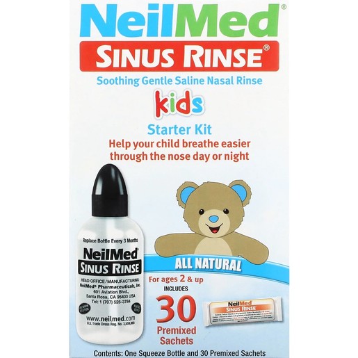 NeilMed Sinus Rinse Kids Starter Kit For Ages 2 & Up 1 Τεμάχιο