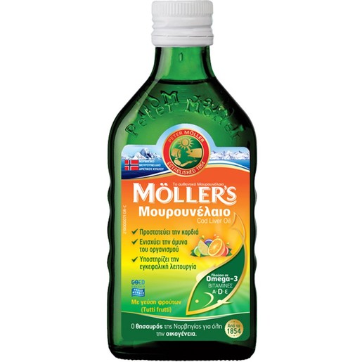 Moller\'s Cod Liver Oil Tutti Frutti 250ml