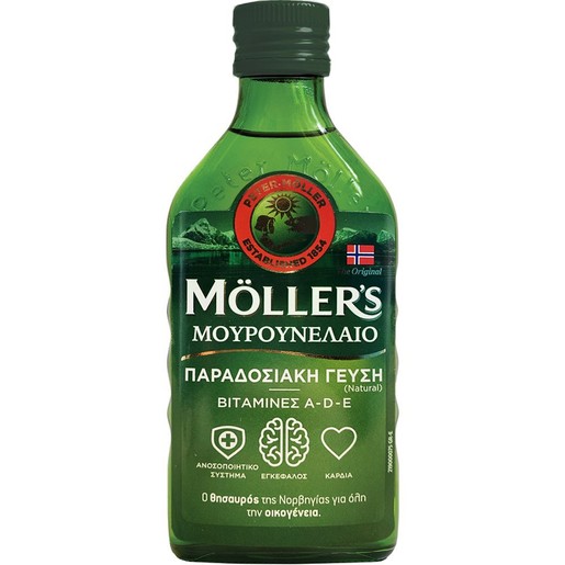 Moller\'s Cod Liver Oil Natural 250ml Moller\'s Cod Liver Oil Natural 250ml
