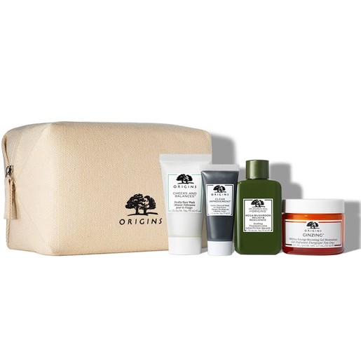 Origins Promo Best of Origins Checks And Balances Face Wash 30ml & Clear Improvement Face Mask 15ml & Mega-Mushroom Lotion 50ml & Face Gel Moisturizer 50ml & Νεσεσέρ Origins Promo Best of Origins Checks And Balances Face Wash 30ml & Clear Improvement Face Mask 15ml & Mega-Mushroom Lotion 50ml & Face Gel Moisturizer 50ml & Νεσεσέρ