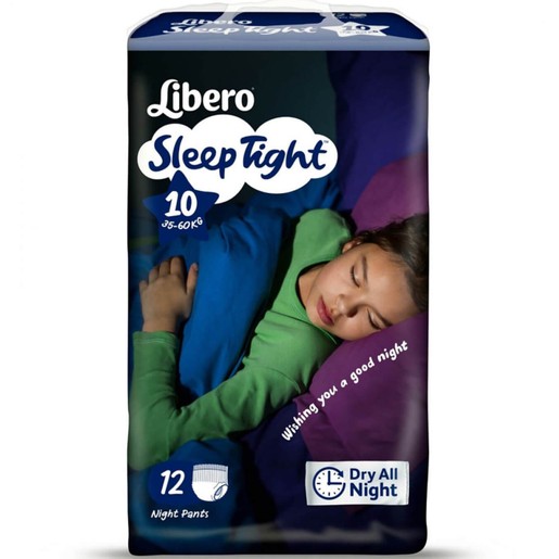 Libero Sleep Tight No10 (35-60kg) Night Pants, 12 πάνες Libero Sleep Tight No10 (35-60kg) Night Pants, 12 πάνες
