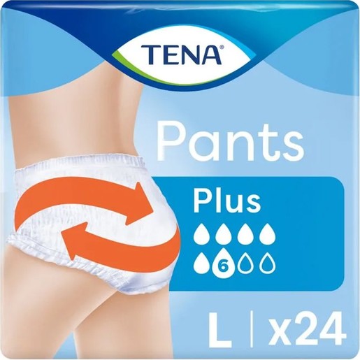 Tena Value Pack Pants Plus 24 Τεμάχια - Large 100-135cm
