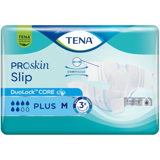 Tena ProSkin Slip Plus 30 Τεμάχια - Medium 70 / 122cm