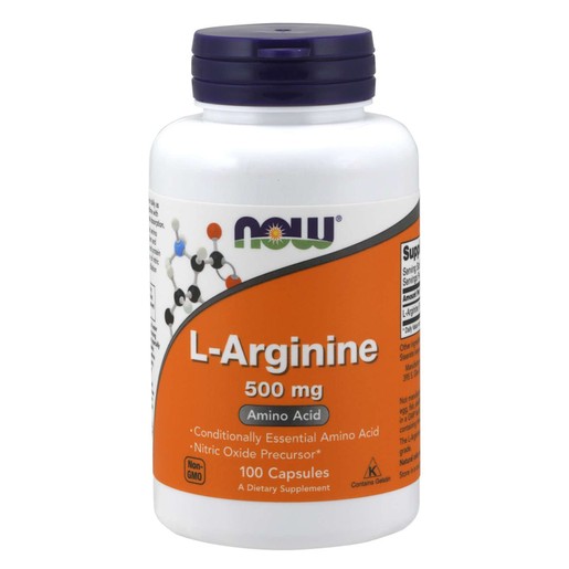 Now Foods L-Arginine 500mg Συμπλήρωμα Διατροφής με Αργινίνη που Συμβάλει στην Παραγωγή Ενέργειας στους Μύες 100 caps Now Foods L-Arginine 500mg Συμπλήρωμα Διατροφής με Αργινίνη που Συμβάλει στην Παραγωγή Ενέργειας στους Μύες 100 caps