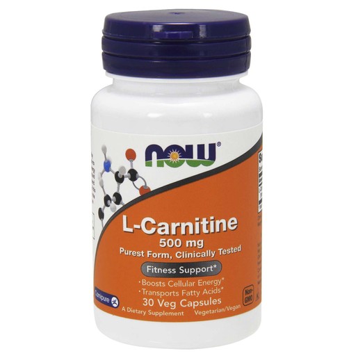 Now Foods L-Carnitine 500mg Συμπλήρωμα Διατροφής που Βοηθά τη Καρδιαγγειακή Υγεία και την Παραγωγή Ενέργειας 30 Vegcaps Now Foods L-Carnitine 500mg Συμπλήρωμα Διατροφής που Βοηθά τη Καρδιαγγειακή Υγεία και την Παραγωγή Ενέργειας 30 Vegcaps