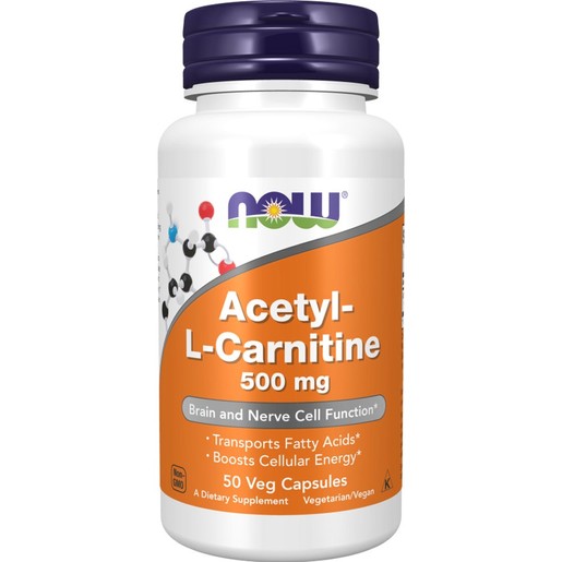 Now Foods Acetyl L-Carnitine 500mg 50veg.caps
