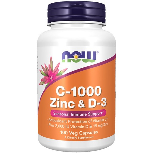 Now Foods C-1000, Zinc & D-3 100veg.caps