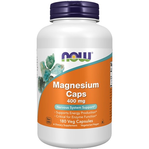 Now Foods Magnesium 400mg 180veg.caps