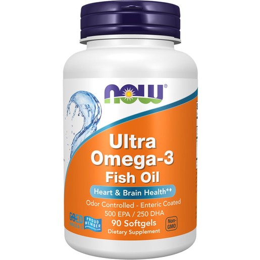 Now Foods Ultra Omega-3 Fish Oil 90 Softgels